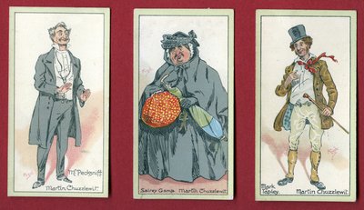 チャールズディケンズによる「マーティンチャズルウィット」、1923年 作： Joseph Clayton Clarke